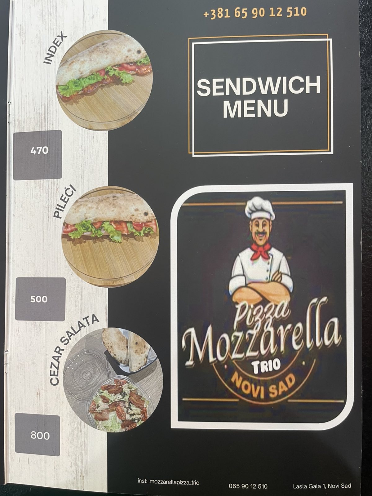 Pizza Mozzarella - Restorani u Novom Sadu