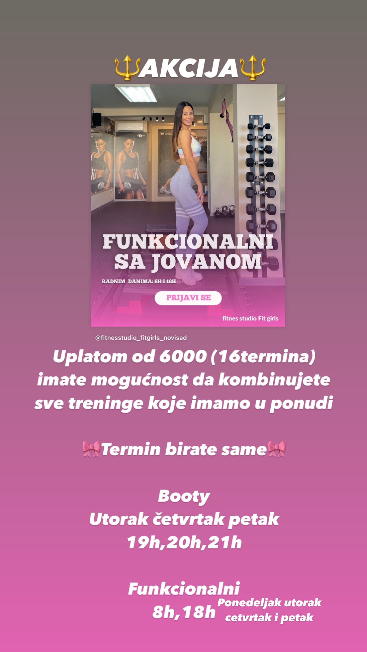 Zenski fitnes studii - Teretane u Novom Sadu