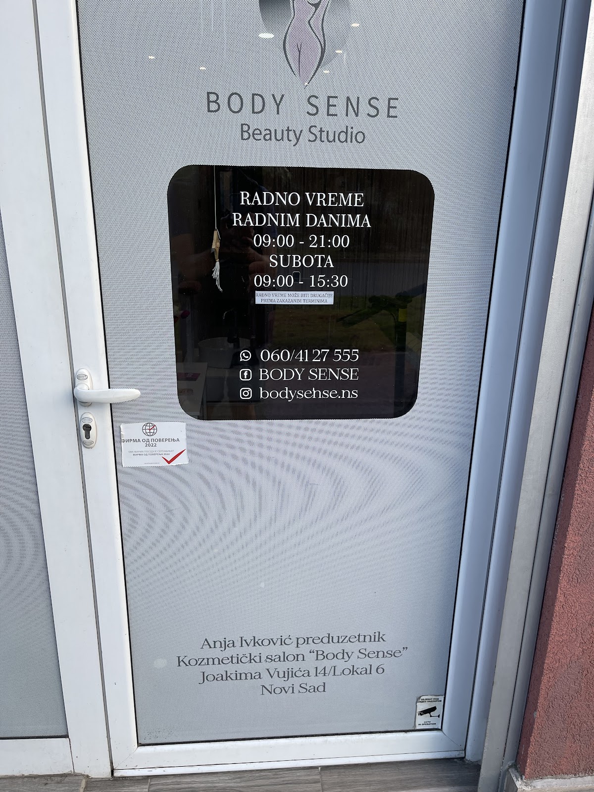 BODY SENSE - Usluge u Novom Sadu