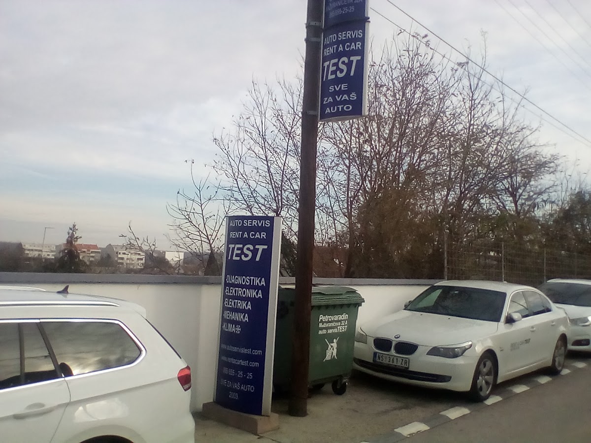 Rent a car TEST - Auto u Novom Sadu