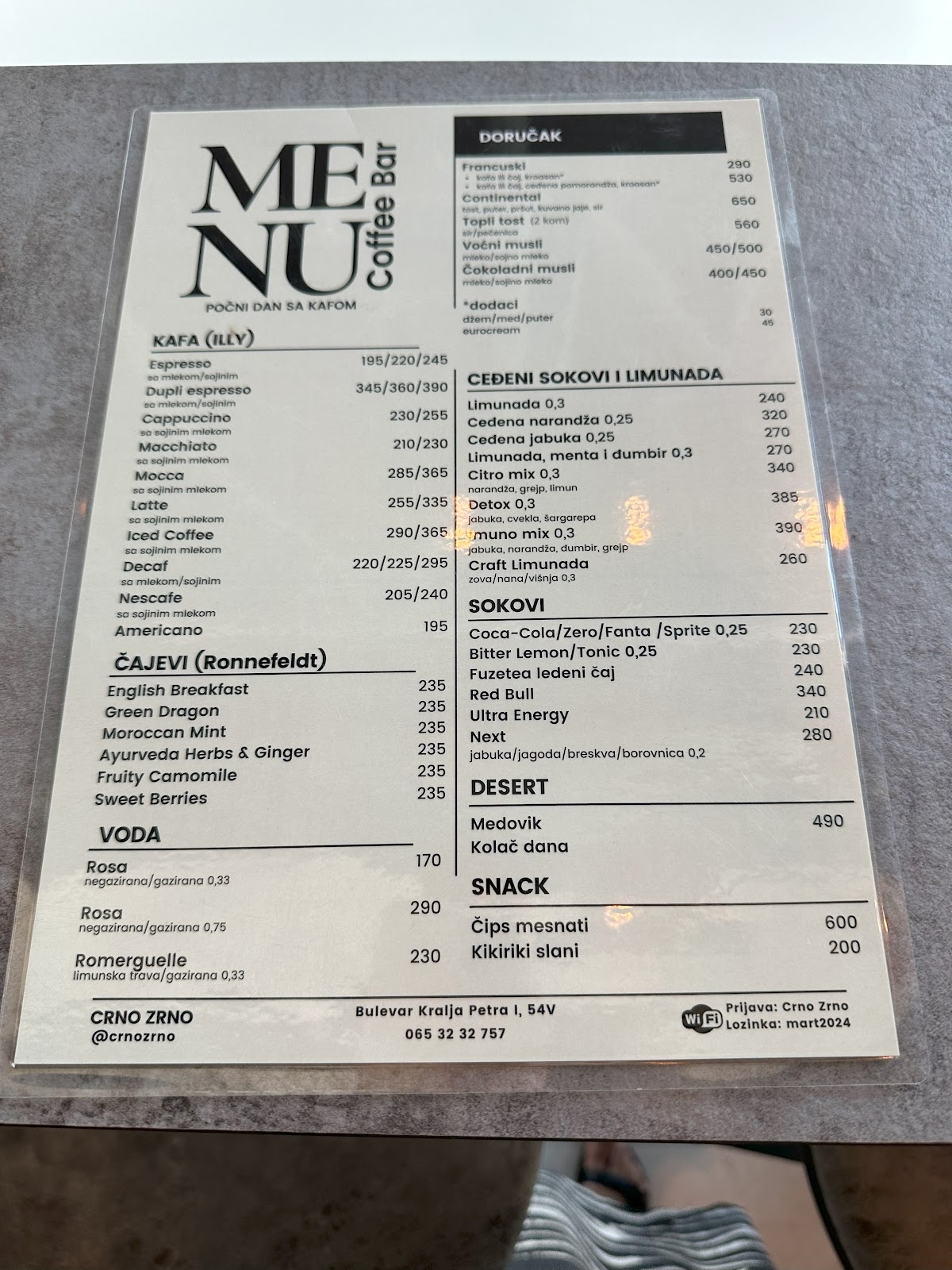 Crno Zrno Coffee & Wine Bar - Noćni život u Novom Sadu