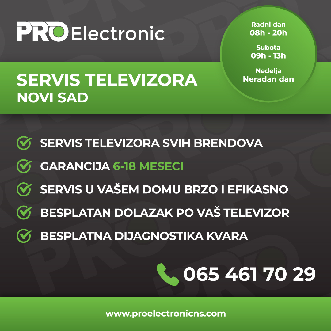 Pro Electronic | TV servis Novi Sad - Zanati u Novom Sadu